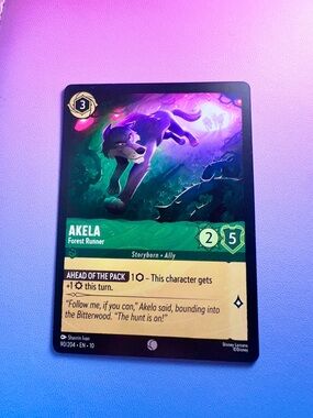 akela [jungle book] - 90/204 (common) — lorcana: whispers in the well